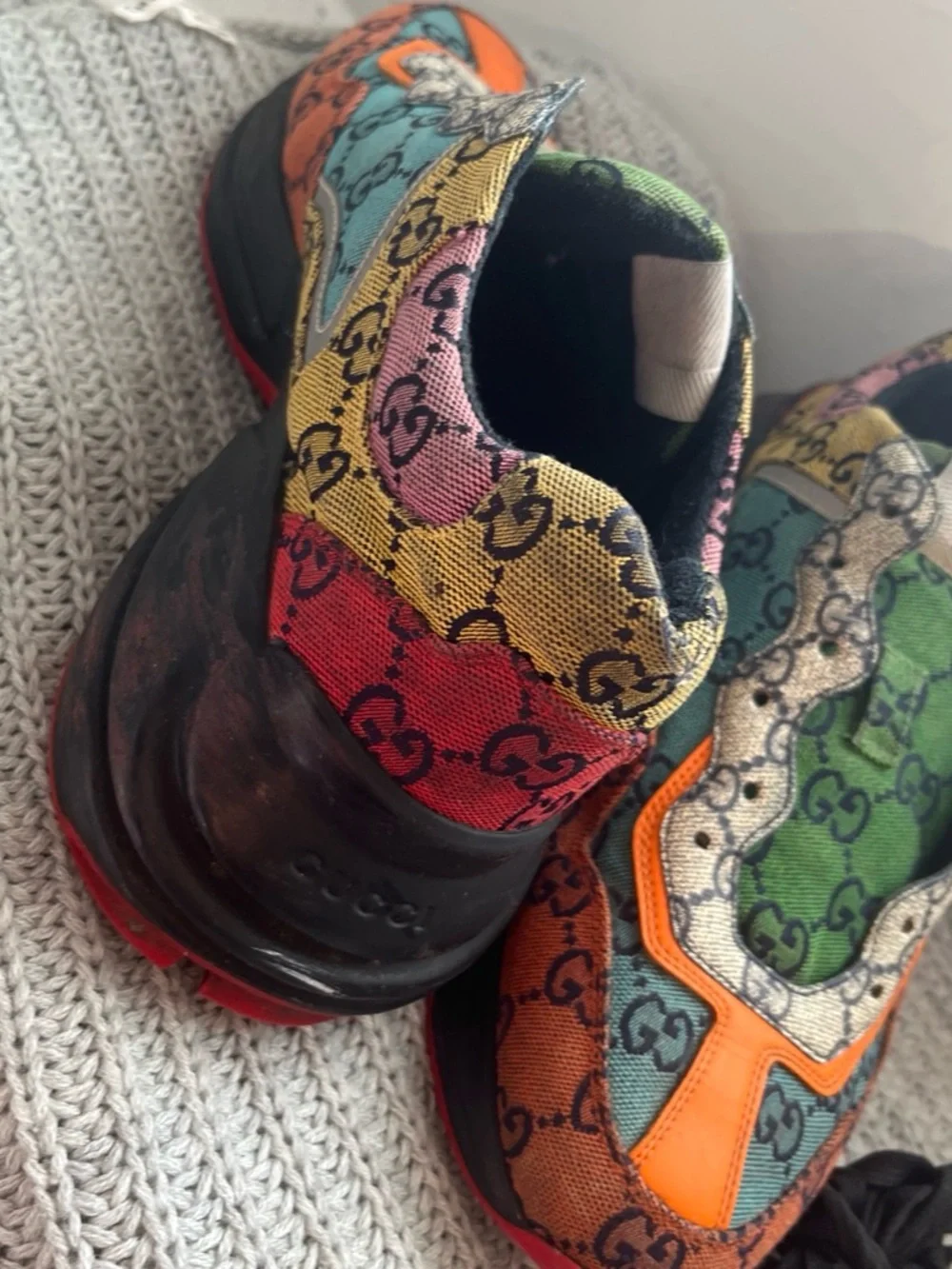 Gucci men’s Multicolor GG Sneakers